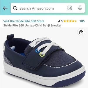 Stride Rite 360. Unisex Child Benji Sneakers.